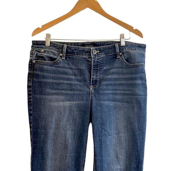 Talbots Womens Size 16 Petite Bootcut Flawless Five-Pocket Medium Wash Jeans EUC - Picture 3 of 7